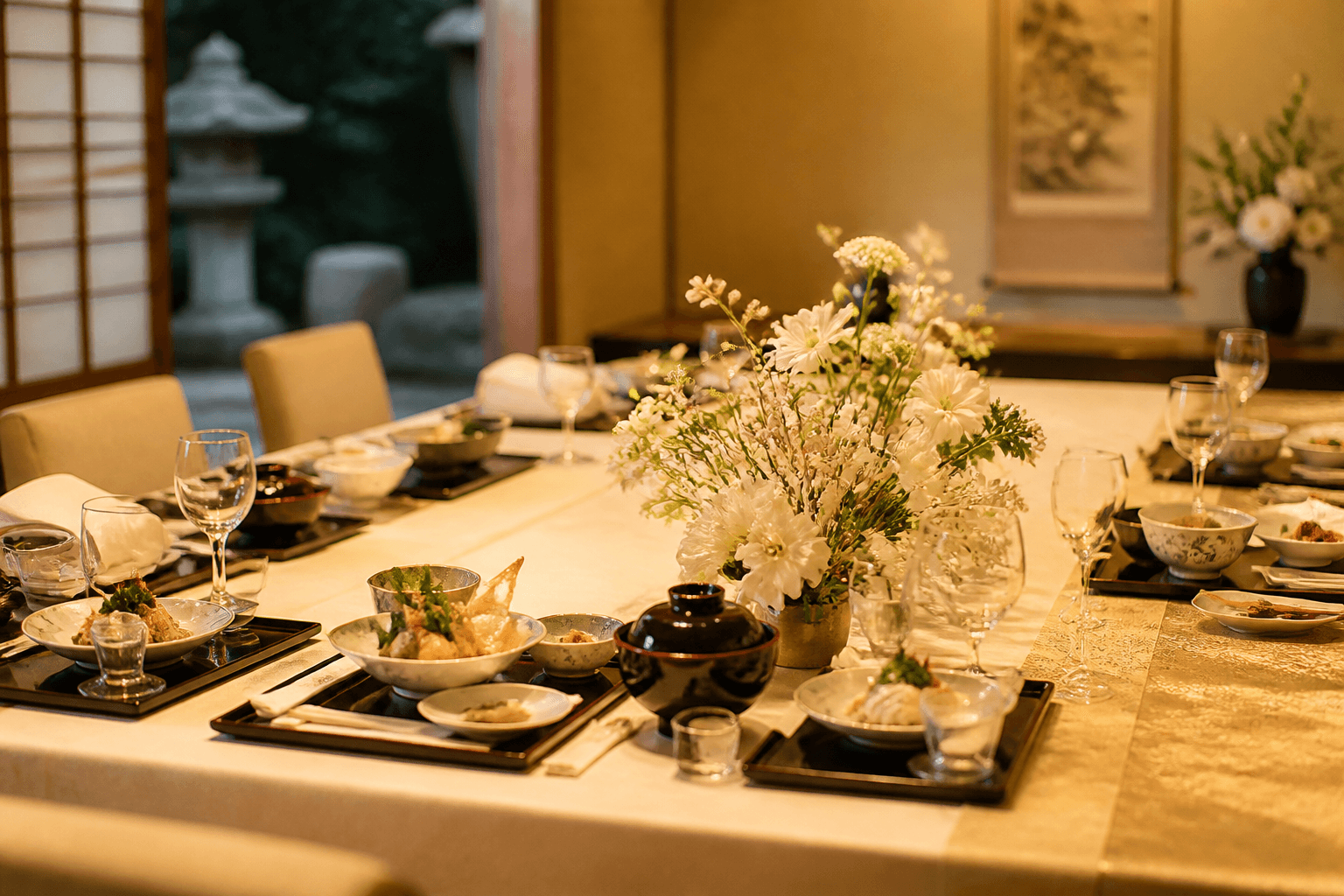 宮美殿の披露宴・御食事会場