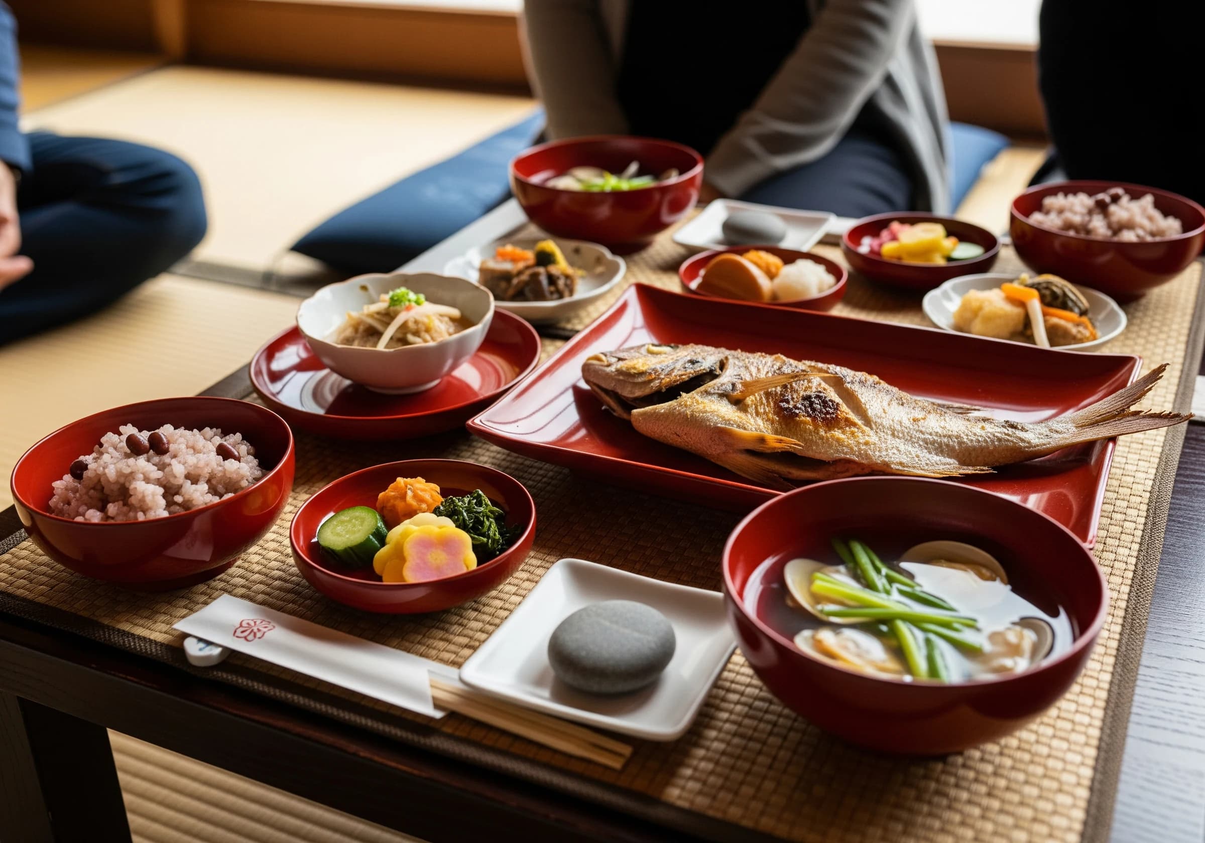 お食い初めのお祝い膳